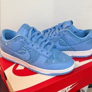 Nike Light Blue Patterned men 7.5